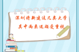 深圳将新建这几类大学，其中两类还颇受重视