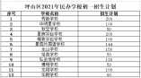2021年坪山民办学校初一招生计划